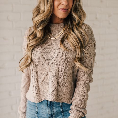 AmeliaCableKnitSweaterAshMocha 5