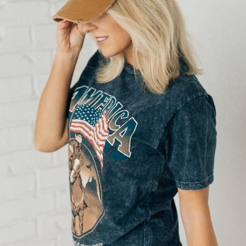 AmericanCowboyMineralWashGraphicTee 4