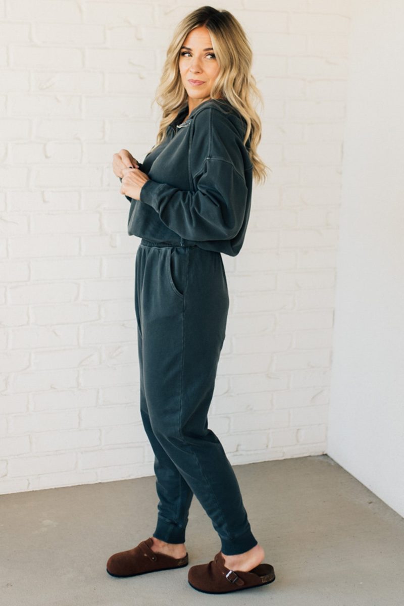 BirdieStoneWashedJumpsuitAshBlack 1 2