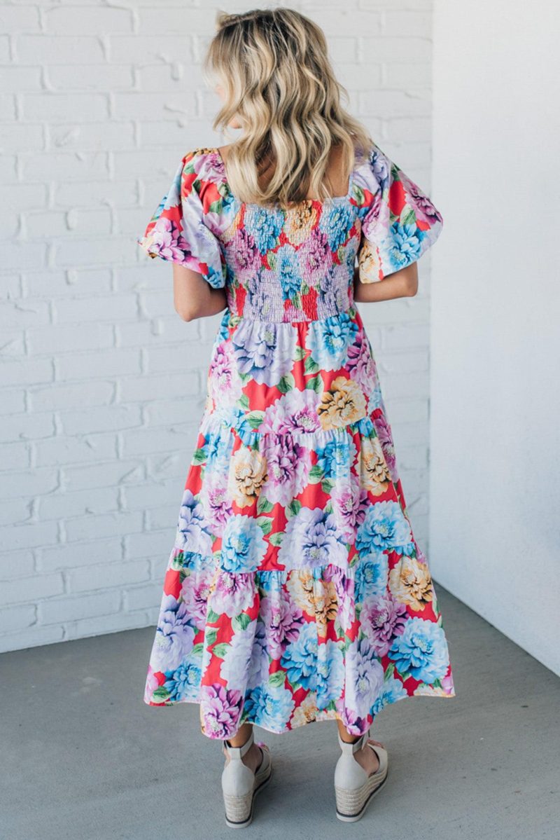 CaullieFloralPuffSleeveMaxi 6