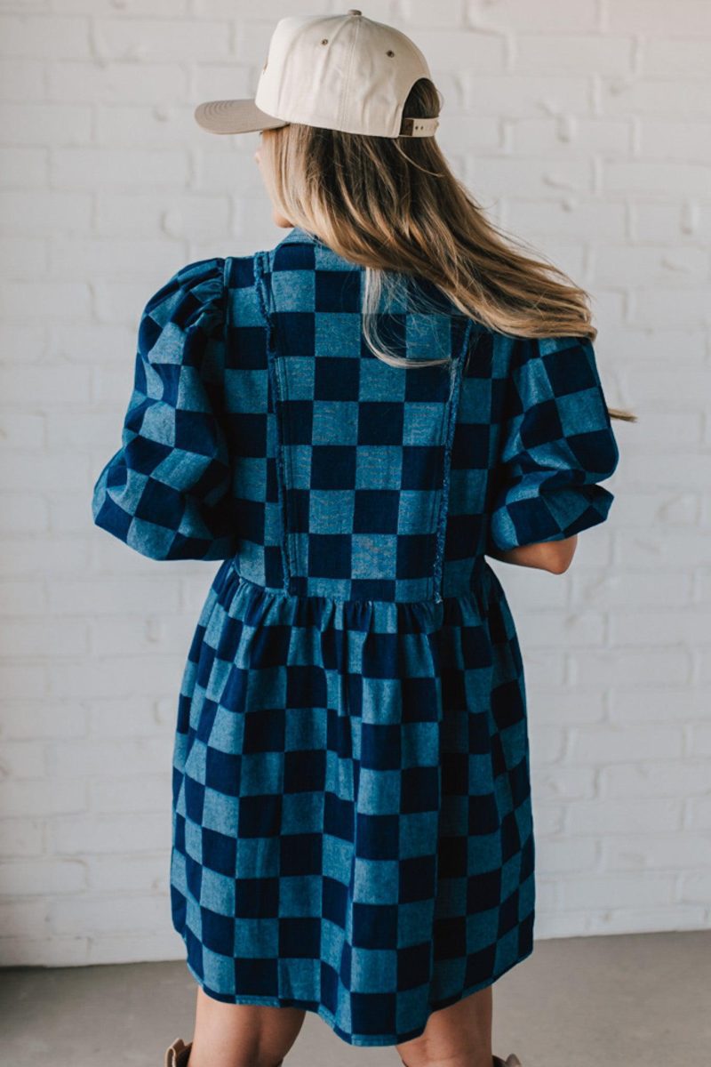 CheckeredDenimDress 9