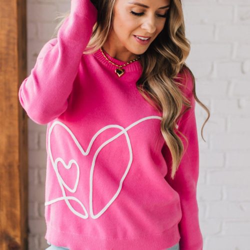 CursiveHeartSweater 2