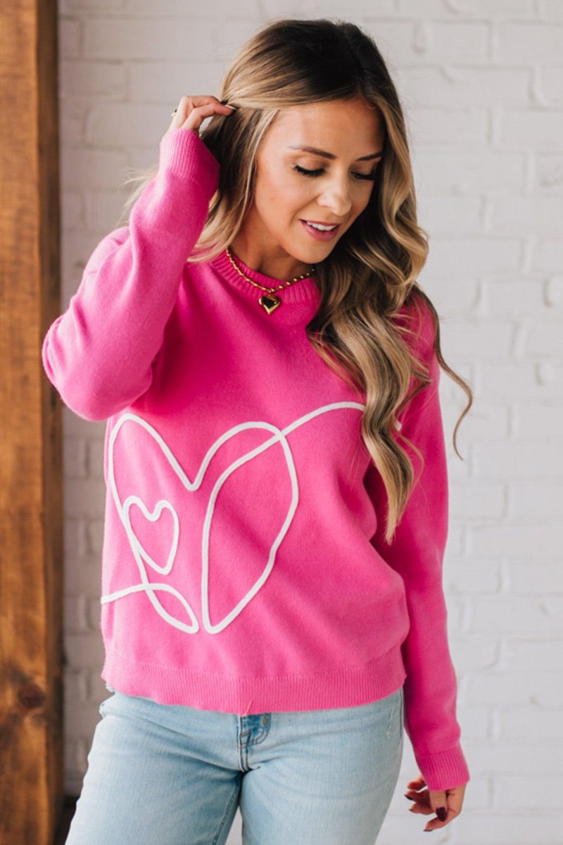 CursiveHeartSweater 2