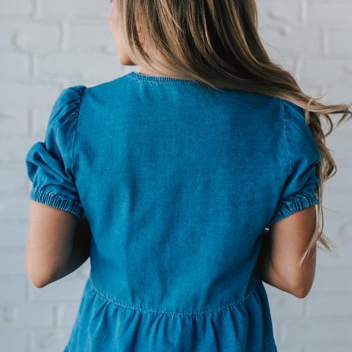 DenimTripleTiePeplum 5