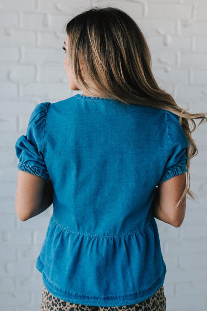 DenimTripleTiePeplum 5