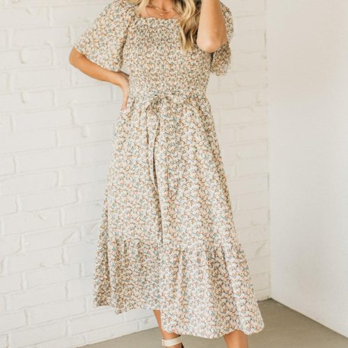 DitsyFloralMidiDress 1