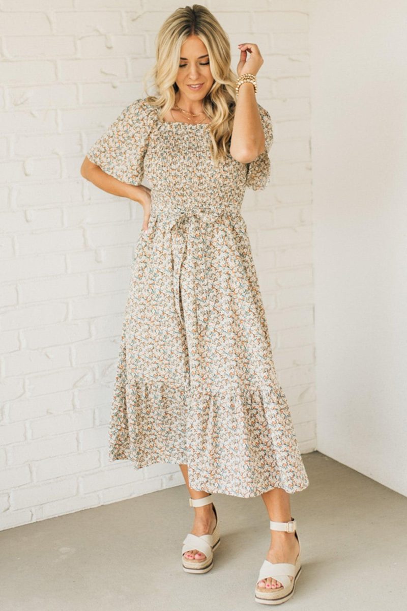 DitsyFloralMidiDress 1