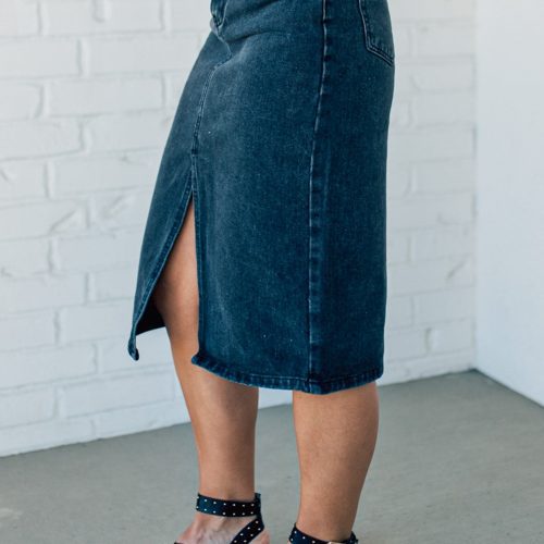 EmberFrontSlitDenimSkirt 7