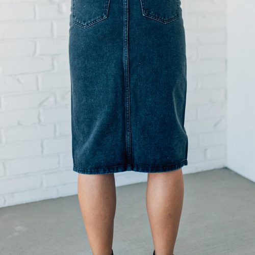 EmberFrontSlitDenimSkirt 9