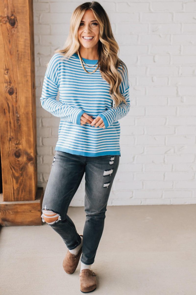 EmmyStripedSweaterBlue