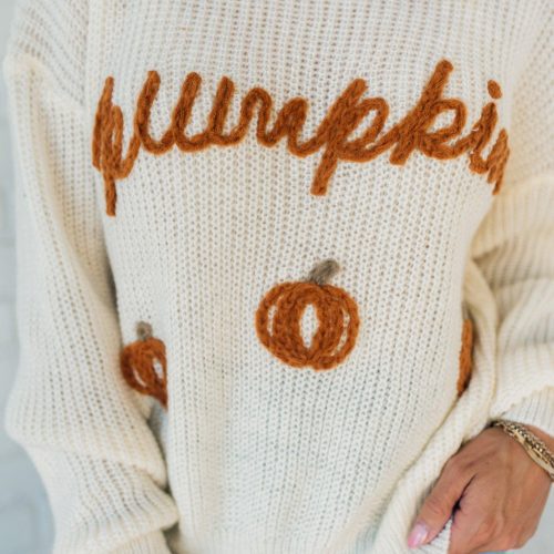 HeyPumpkinChunkySweater 8