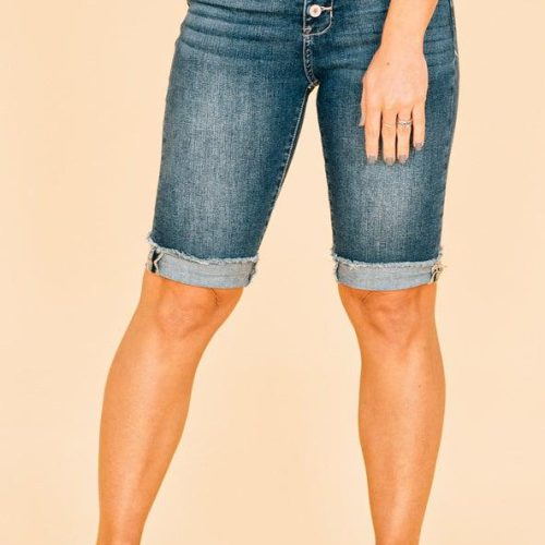 Karly Bermuda Button Front Shorts 5 05117.1618017285.1280.1280