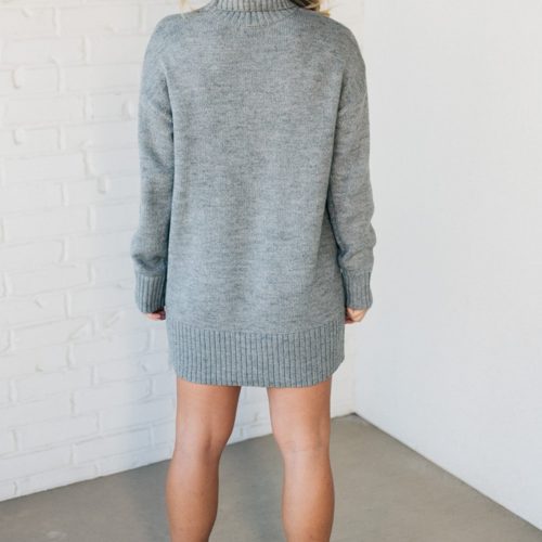 LeahTurtleneckShiftDressHeatherGrey 4