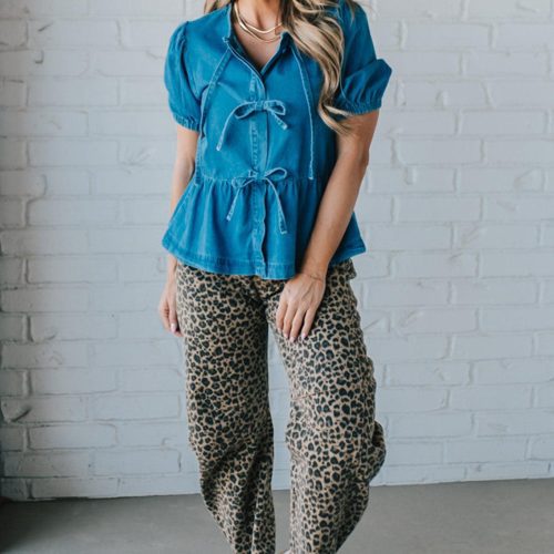 LeopardBarrelDenimJeans 6