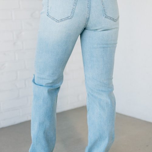 MaverickHighRiseDadJeans LightWash 5