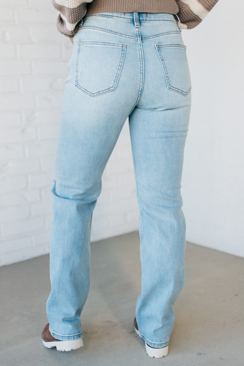 MaverickHighRiseDadJeans LightWash 5