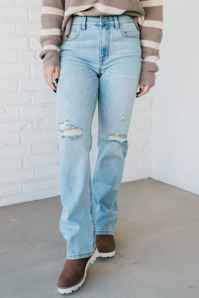 MaverickHighRiseDadJeans LightWash