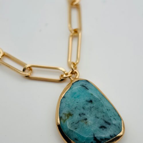 MixChainTurquoisePendantNecklace2