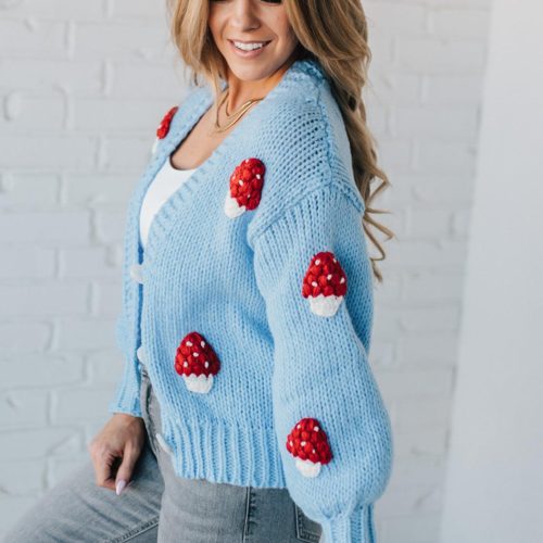 MushroomCrochetCardigan 5