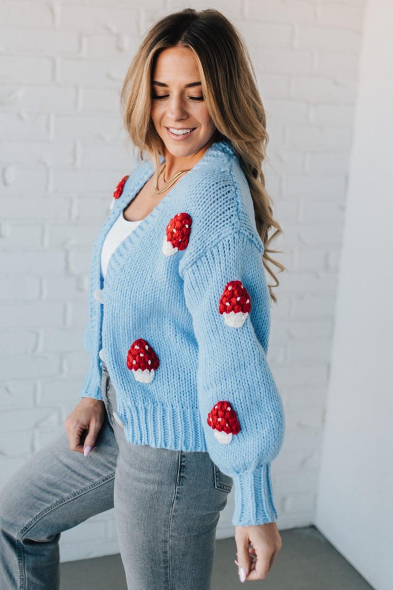 MushroomCrochetCardigan 5