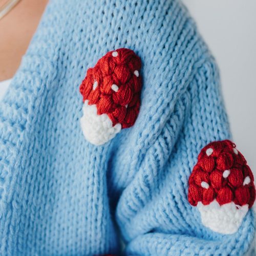 MushroomCrochetCardigan 8