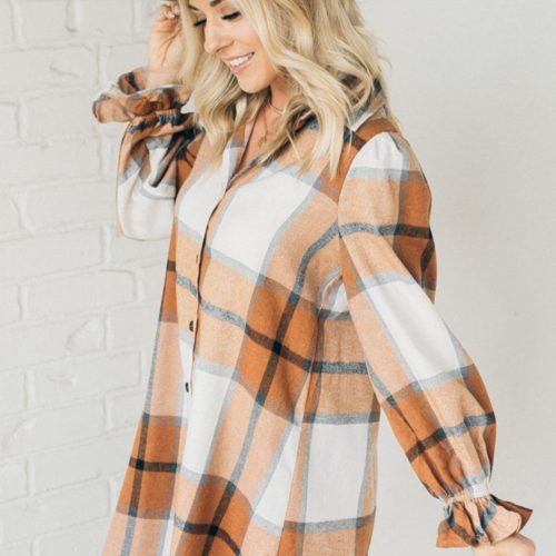 PerfectPlaidShirtDress 7