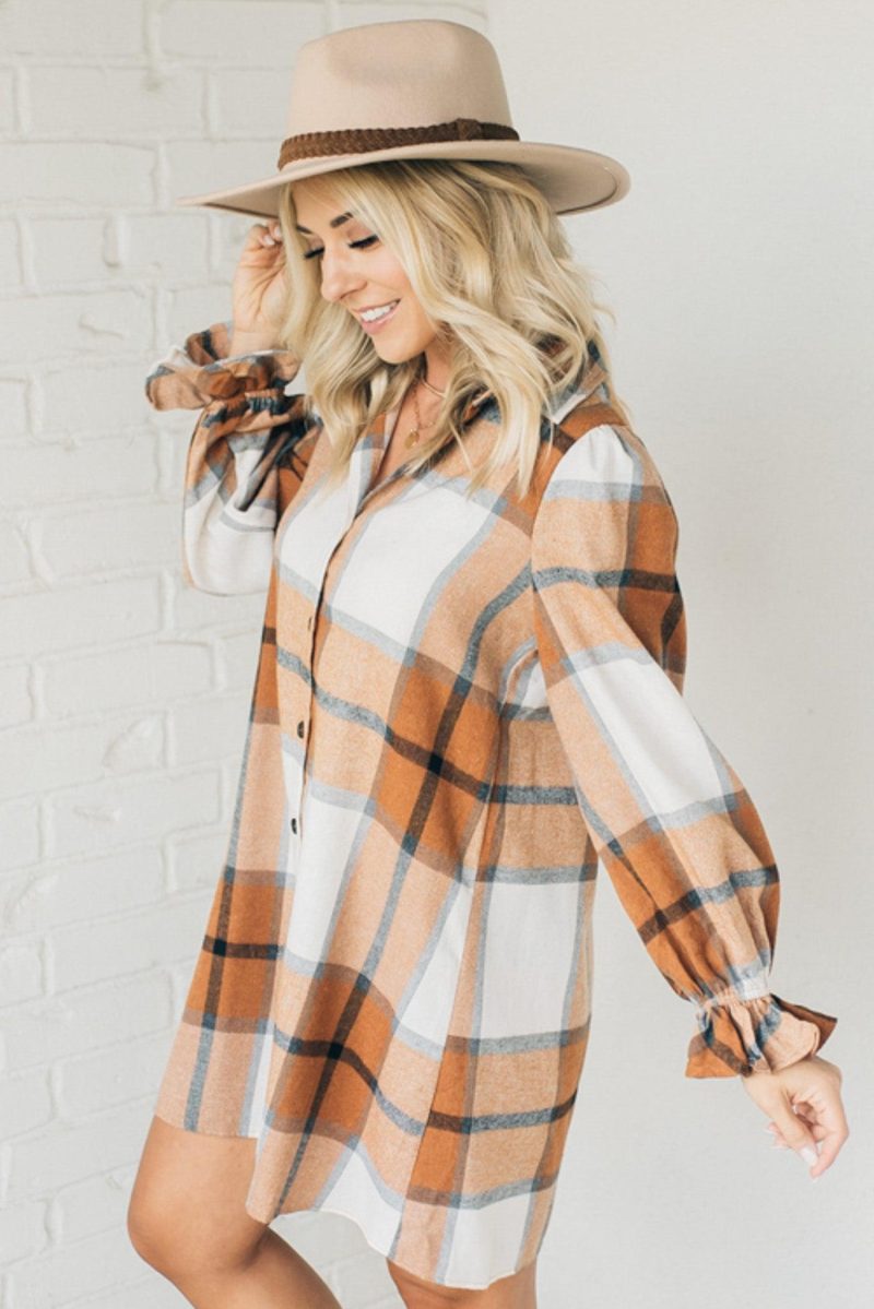 PerfectPlaidShirtDress 7