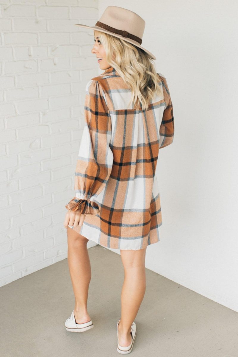 PerfectPlaidShirtDress 9