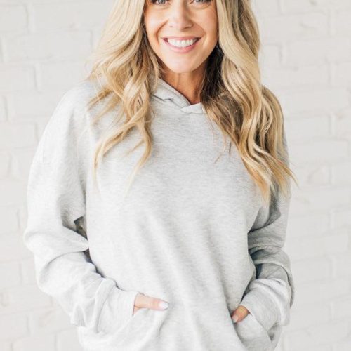 ReeseOversizedAthleisureHoodieHeatherGrey 1