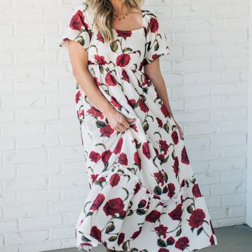 RubyRoseRuffleAccentDress 1