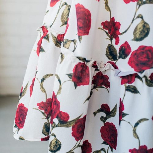 RubyRoseRuffleAccentDress 10