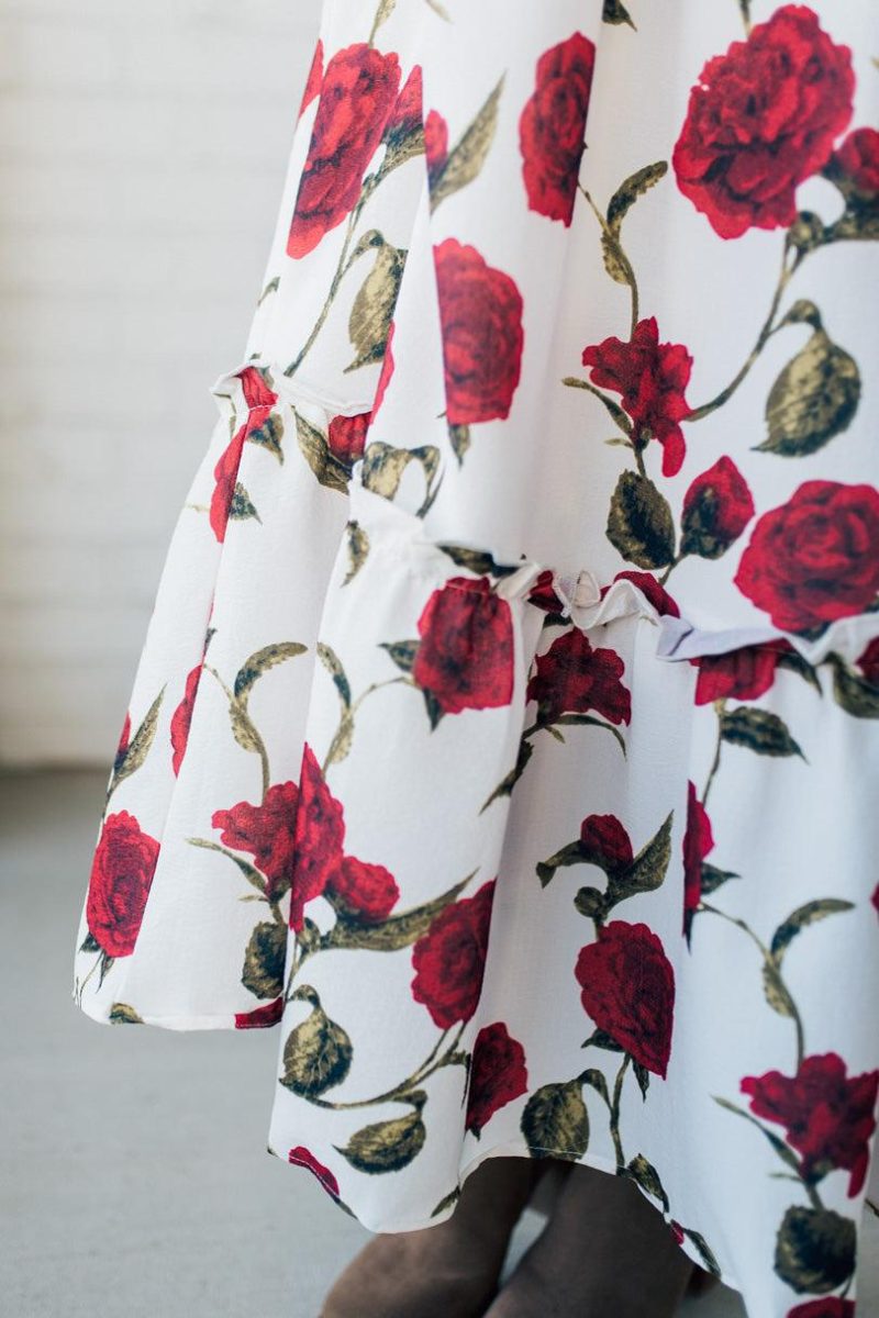 RubyRoseRuffleAccentDress 10