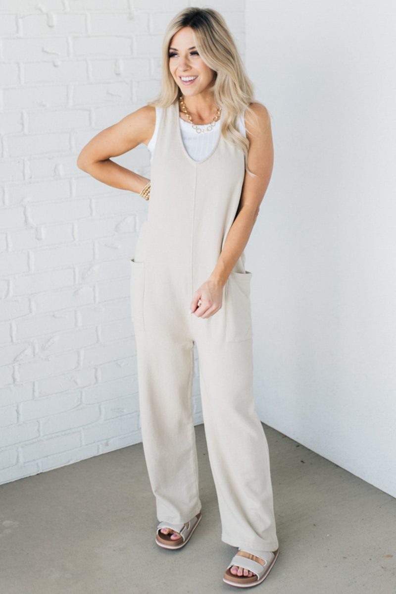 ShauniMineralWashJumpsuitNatural 1