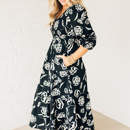 SmockedSurpliceMaxiDress 5