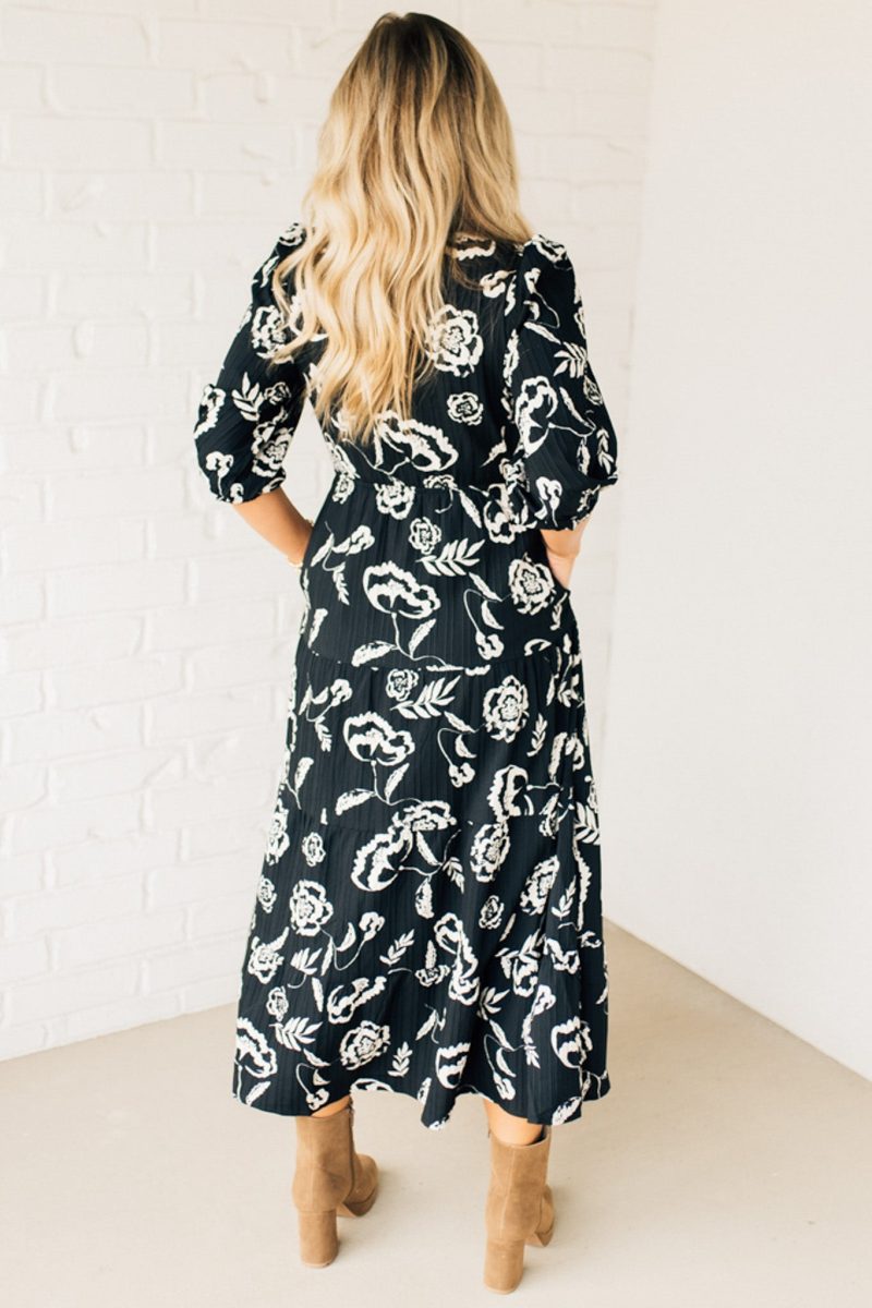 SmockedSurpliceMaxiDress 6