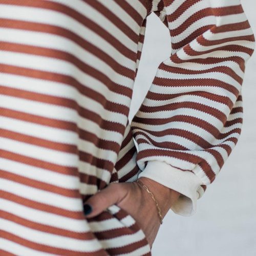 SparrowStripedShirtDress 9