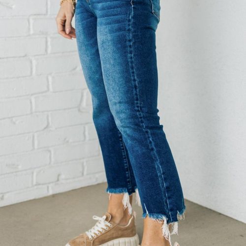 TheoFrayedCropJeans 4